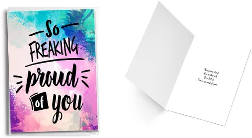 Vista 3 de Paquete de 3 tarjetas de PC Tarjeta de felicitación de nuevo comienzo Tarjeta So Proud of You You've Totally Got This Card!