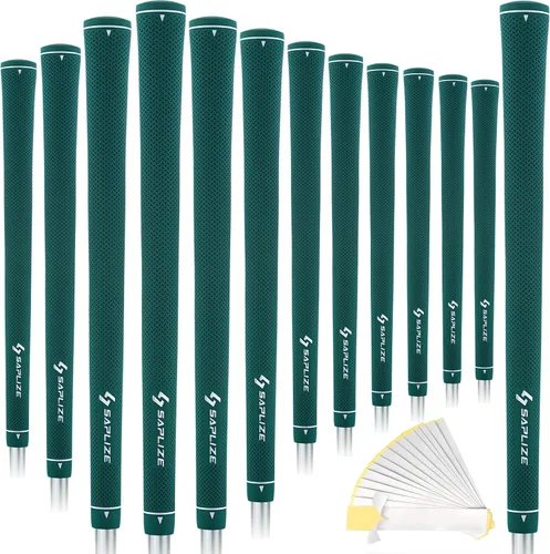 Vista 9 de SAPLIZE Empuñaduras de golf exclusivas para mujer, paquete de 13 empuñaduras de goma suave con diseño cónico optimizado, cómodos y absorbentes