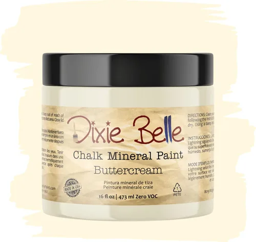 Vista 379 de Pintura para muebles con acabado de tiza Dixie Belle Paint Company - Amatista (4oz) - Pintura mineral de tiza chic púrpura profundo mate
