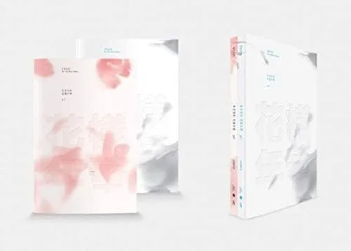 Vista 2 de BTS BANGTAN BOYS K-POP 3er mini álbum In The Mood For Love PT1 Rosa Blanco Ver Set 2CD Libro de fotos Tarjeta de fotos Regalo de tienda
