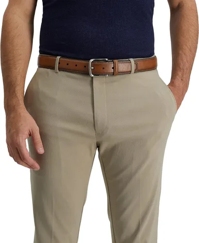 Vista 5 de Tommy Hilfiger Cinturón de mezclilla casual para hombre con hebilla de arnés clásica