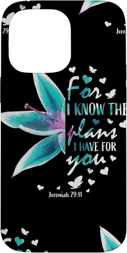 Vista 21 de Bible Verse Phone Cases Christian Gifts Women Jeremiah 29 11 Case for iPhone 17