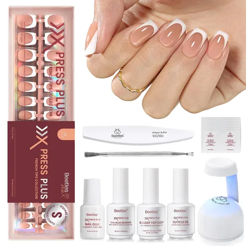 Vista 22 de Beetles - Pegamento de uñas a presión de secado rápido, 0.3 fl oz