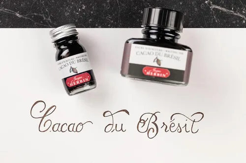 Vista 10 de Tinta para pluma estilográfica Herbin - 1.0 fl oz Embotellada - Cacao du Bresil
