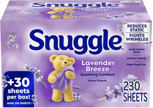 Vista 11 de Snuggle Hojas de secadora suavizantes de tela, brillo azul, 230