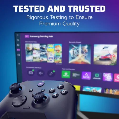 Vista 6 de [Usado] PDP REPLAY Wireless Bluetooth Controller / Remote - Designed for Samsung Gaming Hub (select Samsung TVs, monitors, Freestyle Gen 2)