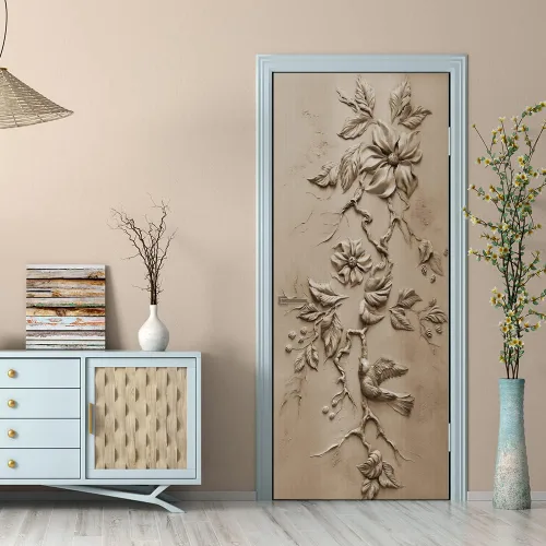 Vista 47 de Adhesivos 3D para puerta, murales para despegar y pegar, puerta de madera, papel tapiz autoadhesivo, extraíble, PVC, impermeable, póster para Puerta