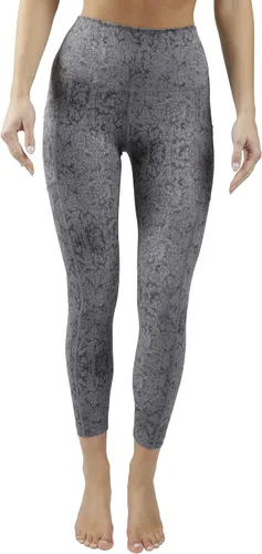 Vista 3 de Yogalicious Leggings suaves de cintura alta a prueba de sentadillas con estampado para mujer