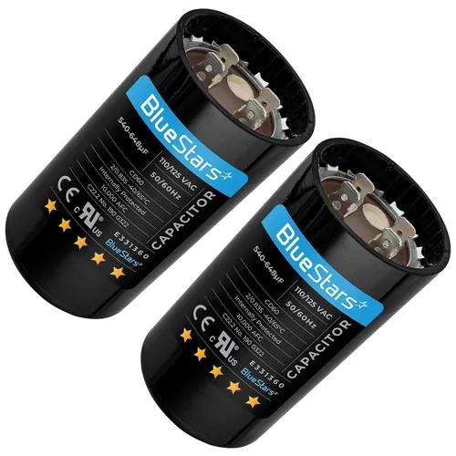 Vista 17 de BlueStars - Condensador de arranque de motor MFD 220-250V 216-259 uF