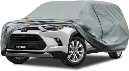Vista 22 de Kayme Funda de Coche de Servicio Pesado Impermeable para Todo Tipo de Clima, Ajuste Personalizado para Tesla Model S, Cubierta Exterior Completa
