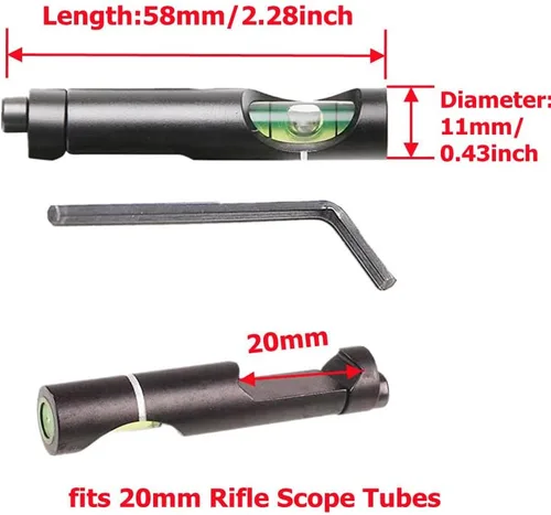 Vista 2 de 6 unids óptica monturas rifle alcance para 0.787 in adaptador de montaje anti-inclinación óptica soportes para deportes al aire libre caza pesca tiro