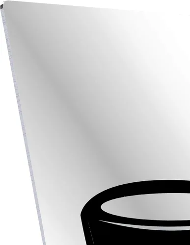 Vista 4 de HB Art Design Oh It's Coffee Time - Taza con cita y taza en blanco y negro con impresión de metal, arte de pared de cafetería, decoración
