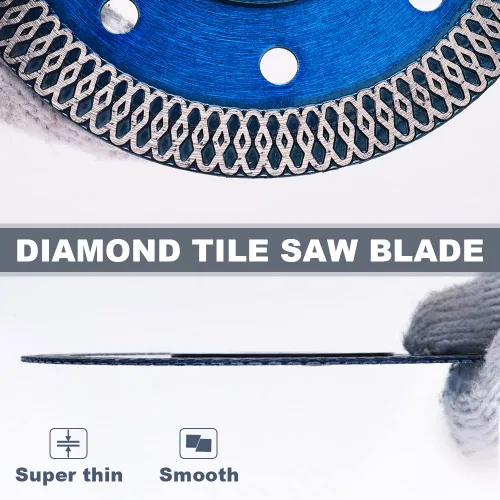 Vista 3 de 2 unids/lote 4 pulgadas Super Thin Diamond Saw Blades Porcelana Azulejos de corte para granito mármol azulejos de cerámica