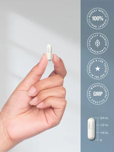 Vista 7 de Horbaach Molibdeno Suplemento 500mcg 200 Cápsulas Quelato de aminoácidos Sin OMG, sin gluten