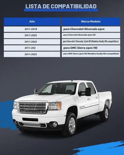 Vista 5 de ECCPP 4 adaptadores de rueda de 8x180 a 8x6.5 pulgadas, conversión de 1.5 pulgadas, 8 orificios para GMC Sierra 2500 HD para Chevrolet Silverado