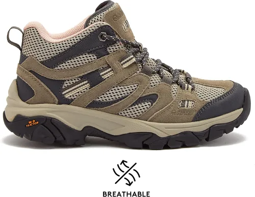 Vista 2 de HI-TEC Ravus Mid - Botas de senderismo para mujer, ligeras, transpirables, para exteriores