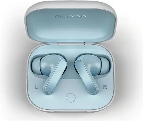 Vista 3 de Motorola Moto Buds XT2443-1 Dinámica ANC, Triple Mic. Array, IPX IP54, Bluetooth 5.3, Sonido Dolby Atmos - (Azul Ilusión)