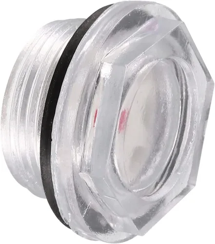 Vista 6 de M METERXITY Mirilla de plástico para nivel de aceite con junta tórica, accesorios para compresor de aire, comprueba el nivel de aceite de la bomba