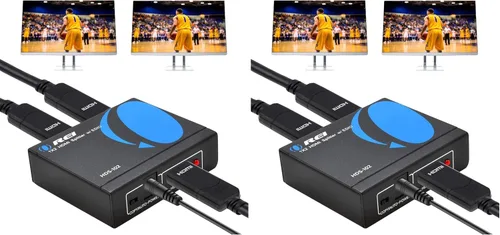 Vista 9 de OREI 8K eARC HDMI Matrix Switch 4 X 2, conmutador con extractor de audio UltraHD que soporta hasta 4K @ 120Hz IR EDID HDCP 2.3 - Control remoto