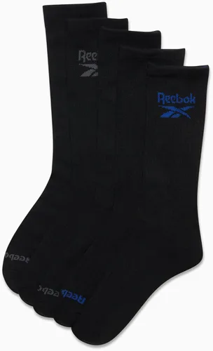 Vista 4 de Reebok Calcetines altos acolchados para hombre (5 unidades)