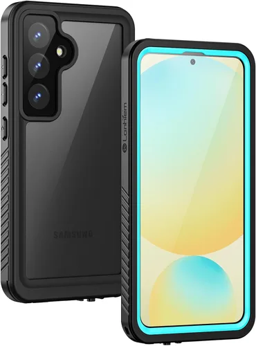 Vista 17 de Lanhiem Funda para Samsung Galaxy S24 FE, IP68 impermeable a prueba de polvo con protector de pantalla integrado, funda protectora de cuerpo Negro