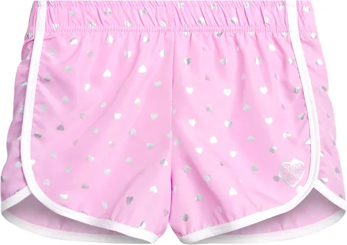 Vista 5 de Body Glove Pantalones cortos deportivos para niña, paquete de 2 pantalones cortos deportivos con delfines (talla 7-12)