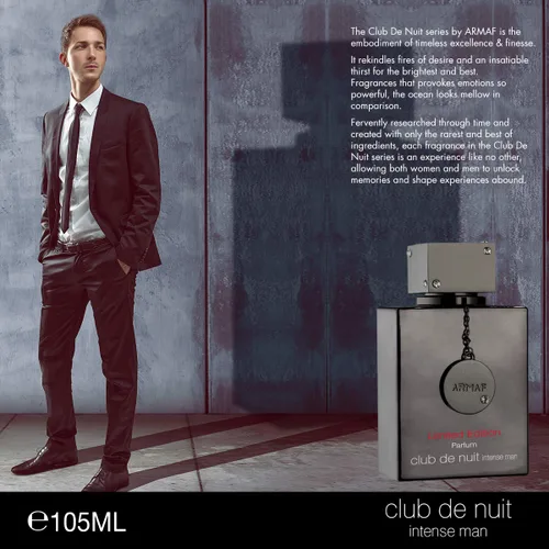 Vista 4 de Club De Nuit Intense - Edición Limitada de Armaf para Hombre - 3.6 oz de Spray de Parfum