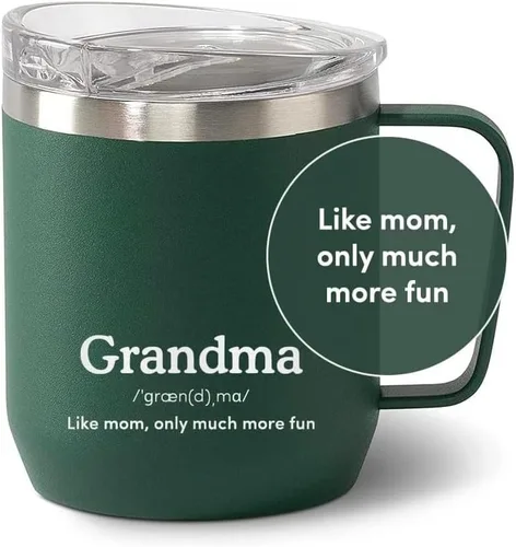 Vista 14 de VAHDAM Taza Boyfriend de 10.1 fl oz Taza de viaje aislada al vacío de acero inoxidable azul real Regalo del día de San Valentín para él Taza