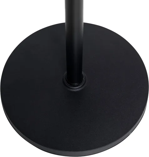Vista 13 de Shure by Gator - Soporte de micrófono de base redonda con embrague giratorio estándar de altura ajustable y base de 10 pulgadas; (SH-RBMICSTAND10)