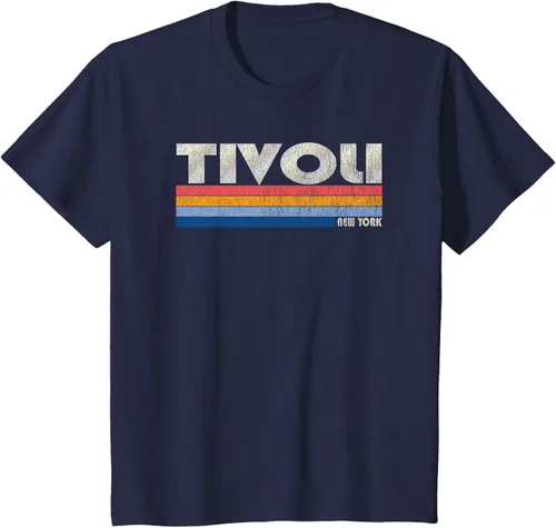 Vista 74 de Camiseta vintage de los años 80 estilo Tivoli NY
