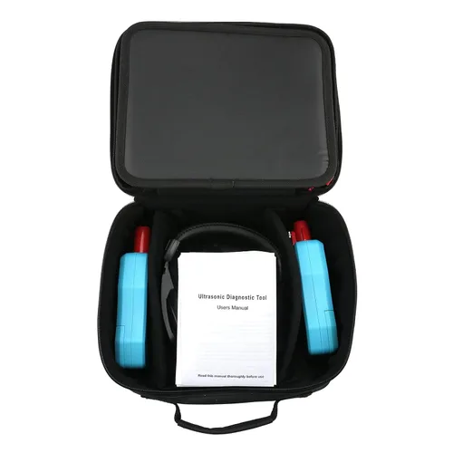 Vista 8 de ALLOSUN EM2280 Pro Kit de detector de fugas ultrasónico, azul