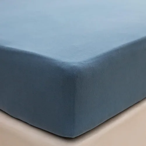 Vista 48 de PURE ERA Sábana bajera ajustable de algodón de punto de jersey (sin sábana encimera ni fundas de almohada) con bolsillo profundo de hasta 15 a 20