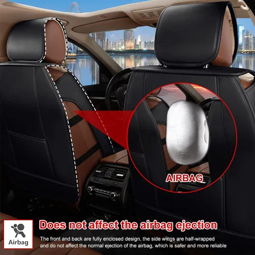 Vista 6 de Fundas de asiento delantero para RX 350 RX350 2012-2017 de cuero sintético protector de asiento de coche cojines impermeables accesorios de asiento
