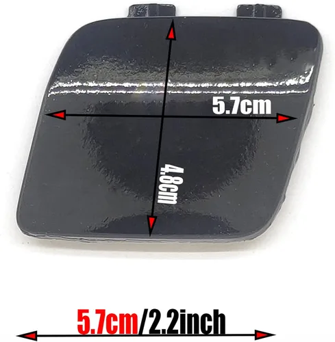 Vista 4 de Cubierta de remolque trasera para BMW Serie 1 E82 Coupé E88 Convertible 2007 2008 2009 2010 2011 2012 2013 2014 2015 Tapa de remolque con gancho