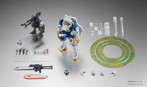 Vista 2 de TAMASHII NATIONS - Overman King Gainer - King Gainer & Gachico, Bandai Spirits Robot Spirits Coleccionables