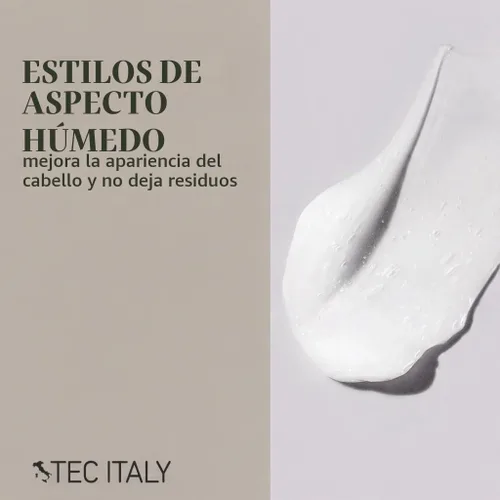 Vista 3 de Tec Italy Gellini Gel de peinado de alta sujeción para todo tipo de cabello, control fuerte de larga duración, añade brillo, fórmula sin alcohol