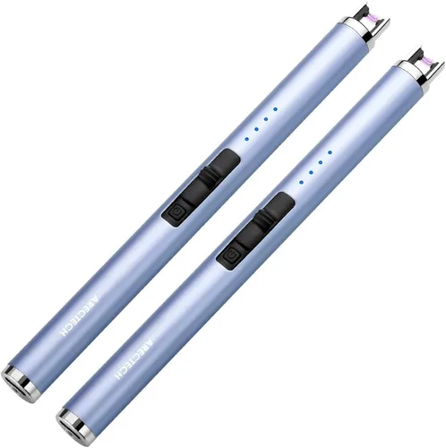 Vista 9 de ARECTECH Encendedor Eléctrico de Velas Recargable de Arco de Plasma Resistente al Viento para Velas Navidad Cocina Regalo de Cumpleaños para Mamá