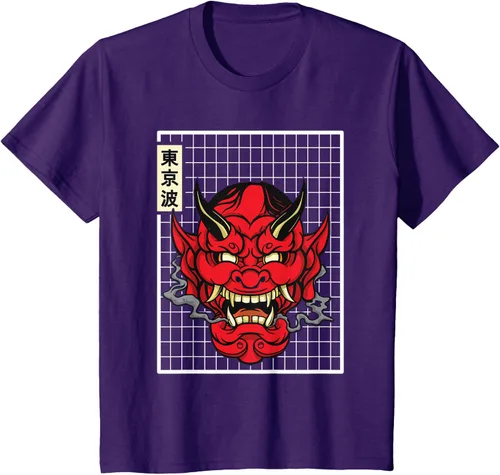 Vista 25 de Máscara japonesa de Demon Hannya Oni con máscara japonesa, Negro