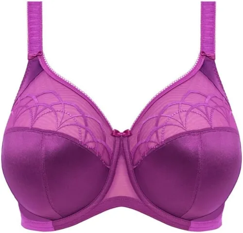 Vista 7 de Elomi - Brasier de copa completa con banda y aros para mujer (talla grande)