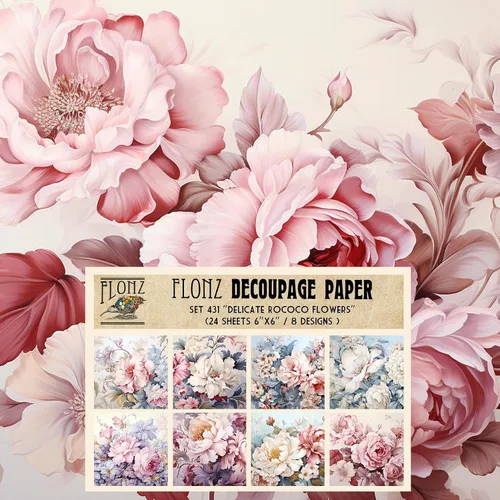 Vista 16 de Decoupage - Paquete de papel (24 hojas de 6 x 6 pulgadas) Secret Garden # Papel de patrón de estilo vintage para decoupage, manualidades y álbumes