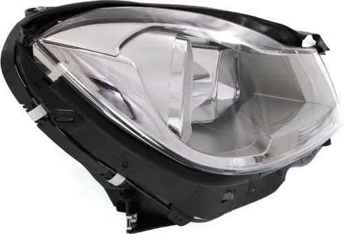 Vista 4 de Garage-Pro Faros delantero lado pasajero lado faro conjunto para Mercedes Benz C250 2012-2014, C300 halógeno con bombilla(s) sedán, reemplaza #