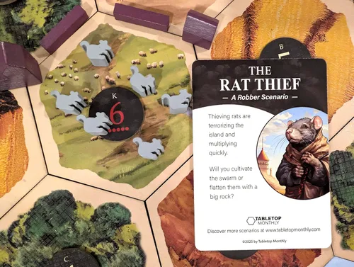 Vista 2 de Rat Thief: Un escenario de ladrón compatible con Los Colonos de Catan y las expansiones de Catan