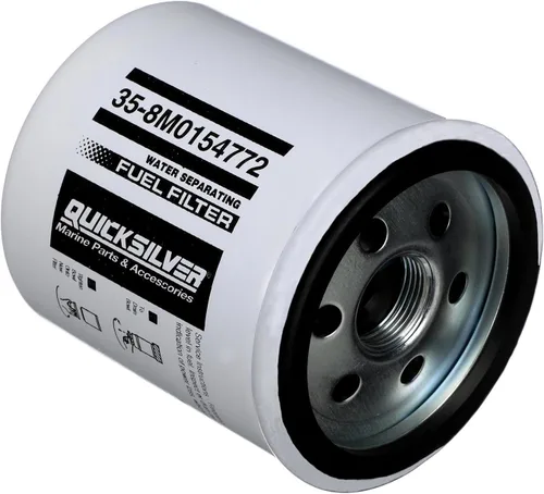 Vista 4 de Quicksilver - Filtro de combustible separador de agua para fueraborda Johnson/Evinrude seleccionados - Reemplaza Johnson/Evinrude 5009676, 502906