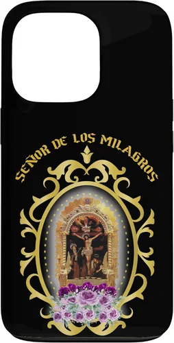 Vista 10 de El Señor de Los Milagros, Lima Peru, Cristo venerada en Perú - Carcasa para iPhone 17