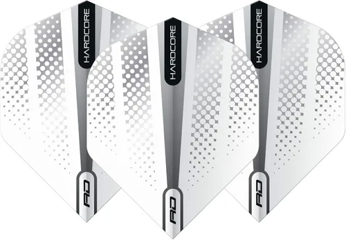 Vista 2 de RED DRAGON Hardcore XT - Vuelos de dardos extra gruesos de forma estándar para lanzamiento estable y constante, vuelos de repuesto de 100 micrones