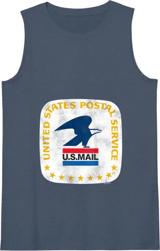 Vista 13 de USPS - Camiseta sin mangas Loewy Seal, Negro