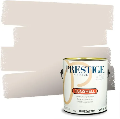 Vista 116 de PRESTIGE Pinturas Pintura Exterior e Imprimación en Uno, 1 Galón, Mate, Combinación Comparable de Sherwin Williams* Black Magic* SW6991-PCM