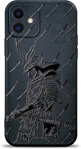 Vista 63 de SIMPLYMDRN Funda delgada para iPhone 12 Pro Max, diseño de guerrero, funda genial para hombres, funda de soldado de combate, delgada y flexible