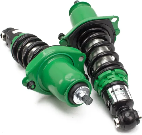Vista 5 de Rev9 R9-HS2-047 Hyper-Street II Kit de descenso de suspensión de coilover, amortiguador monotubo con ajuste de rebote de 32 clics, longitud completa