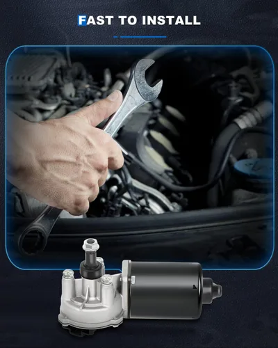 Vista 4 de Reemplazo del motor del limpiaparabrisas para 1998 para Dodge para B1500, OEM: 55155046AD, 55155046AE